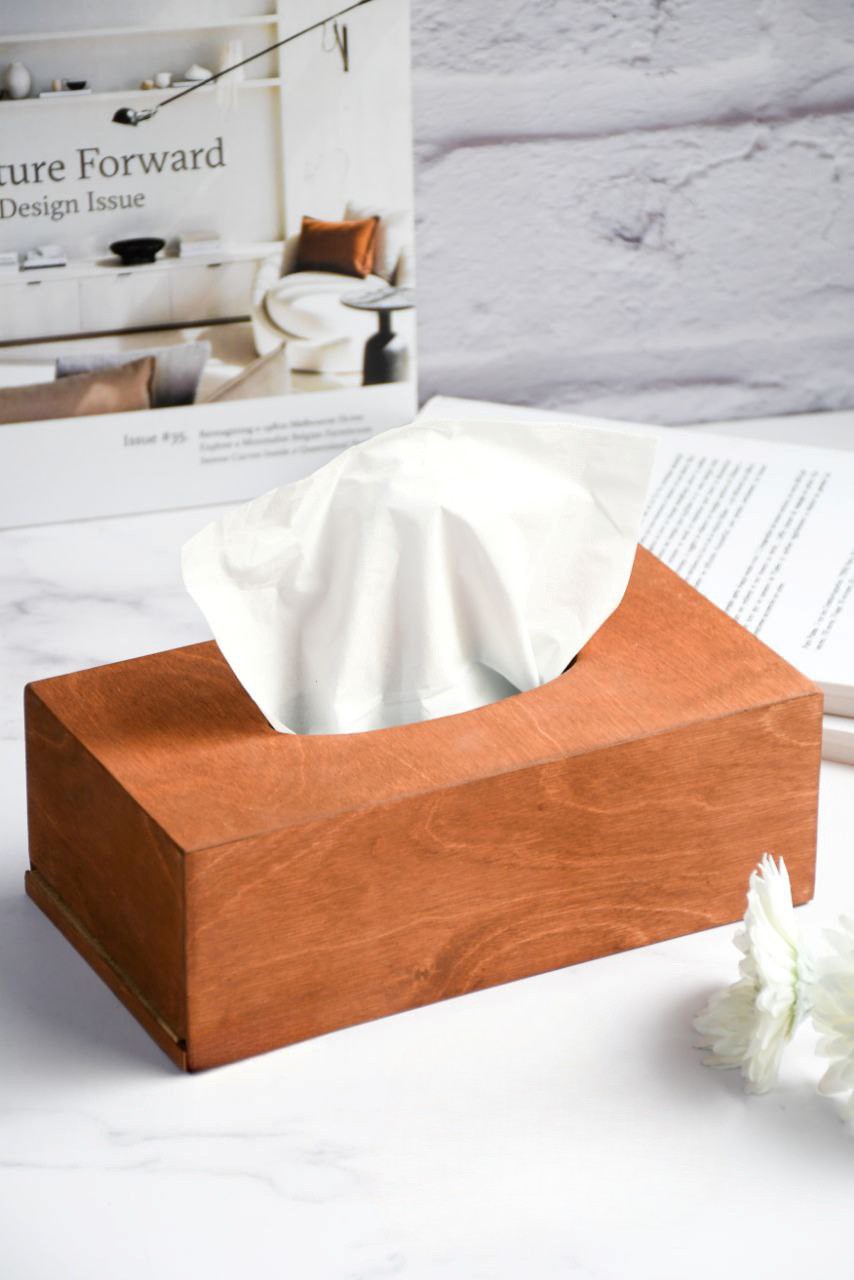 wooden-tissue-box-natural-main جای دستمال کاغذی چوبی ساده از جنس پلای وود با رنگ طبیعی